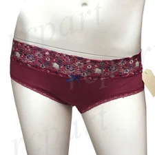New Sexy women intimates gift lingerie lace bikini panty Wine S M L XL 1196