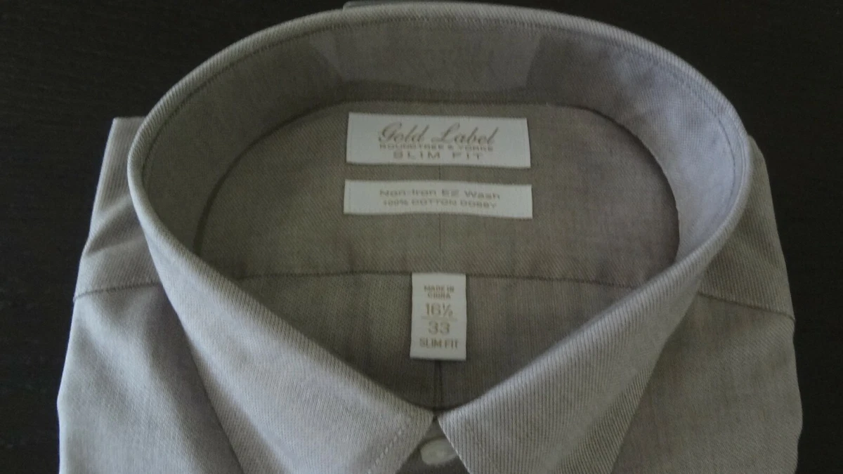 Roundtree and yorke slim fit dress shirt cheap