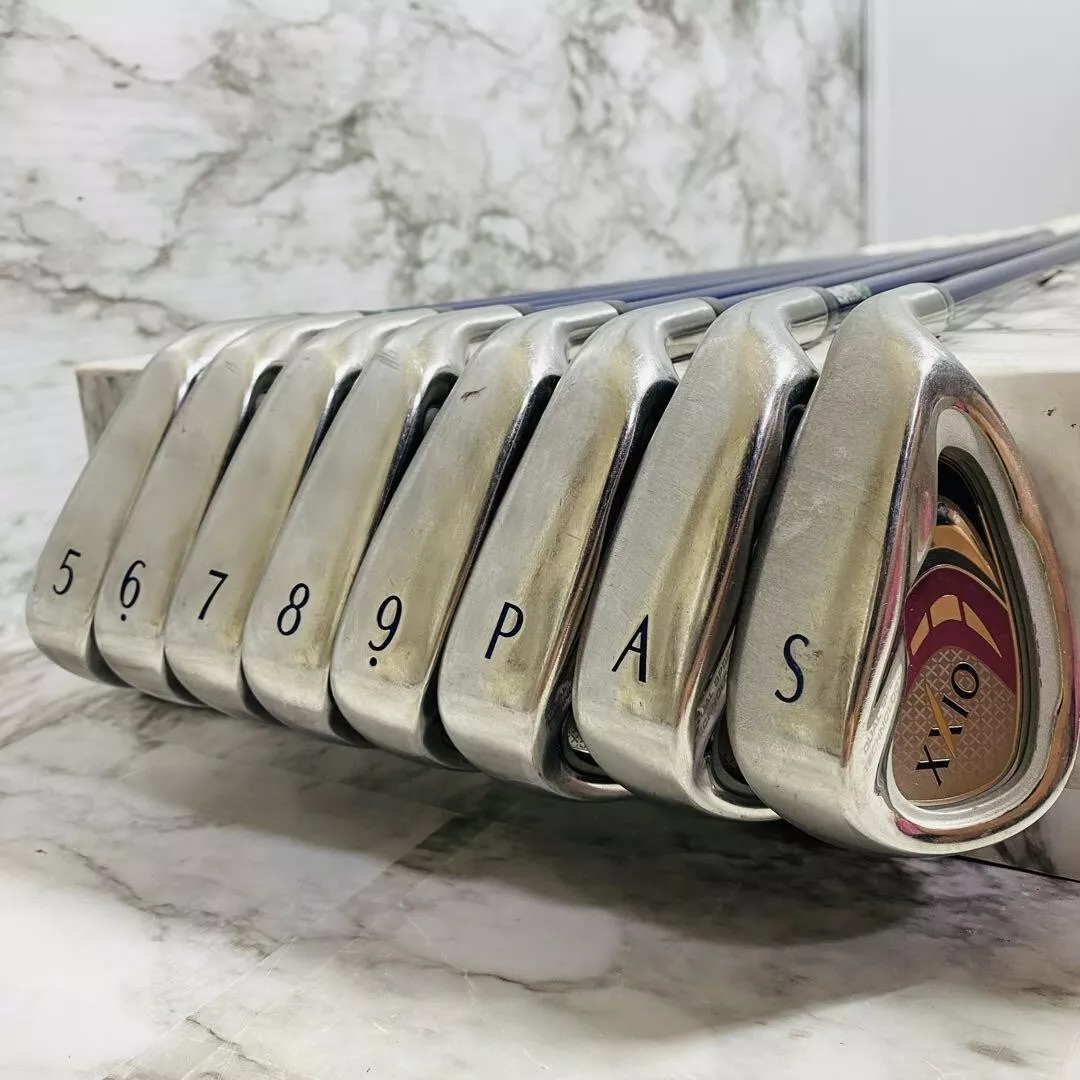 Ladies Dunlop Golf Clubs Irons XXIO 9 Iron Set Woman A - Flex 5-9 Pw Aw Sw 8pcs