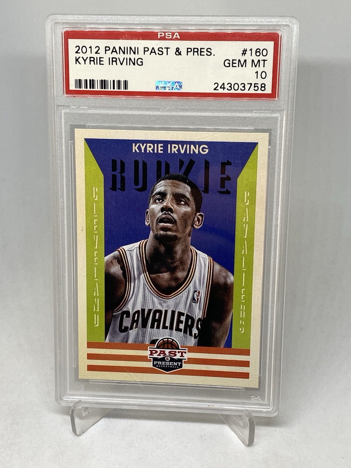 2012-13 Panini Past & Present Kyrie Irving #160 Rookie RC GEM MINT PSA 10