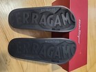Brand New Salvatore Ferragamo BLUE MARIN Men's Groove 9 Slide Sandals Size 8M — photo 6