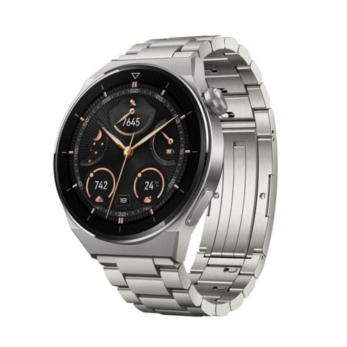 Huawei Watch GT 3 Pro 46.6mm Case Titanium Smart Watch Fitness Tracker Heart 2 - Afbeelding 1 van 6