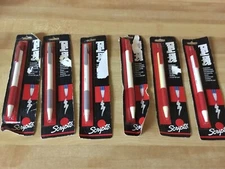6 Vintage (1990) Scripto Saba Mechanical Pencils  (sealed)  Imperfect Packaging