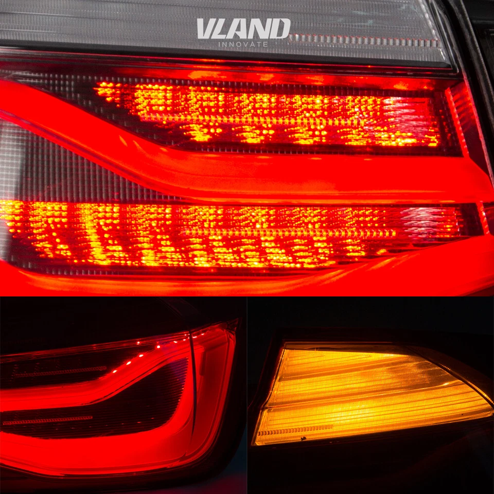 Luces traseras LED para BMW F30 320I 328I 330E M3 2015 2012-2018 luces de lectura ahumadas Foto 4 de 4