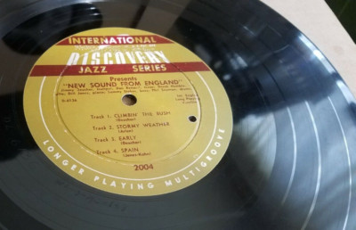 33RPM 10''  Discovery Jimmy Deucher Showcase NO JACKET!! New Sound England, V V+