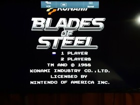 Nintendo NES Blades of Steel Game, Manual And Sleeve Case- Cleand & Tested
