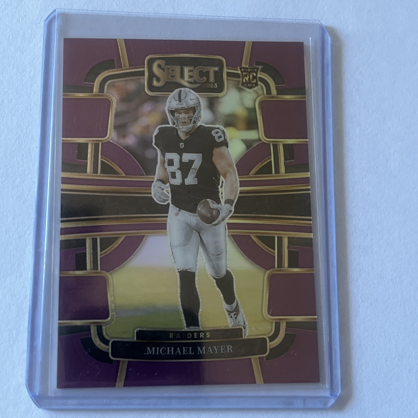 2023 Panini Select - Concourse #57 Michael Mayer (RC) Purple #/75