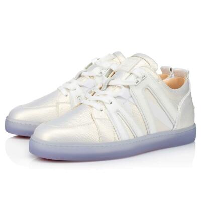 Christian Louboutin Mens Vida Viva Flat Champagne Pearl Low  display picture 1