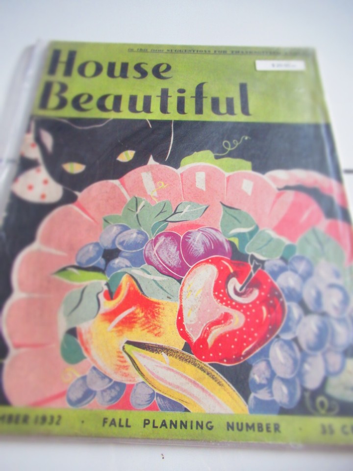 NOVEMBER 1932 House Beautiful Houses in New Canaan Ct, etc. BEST