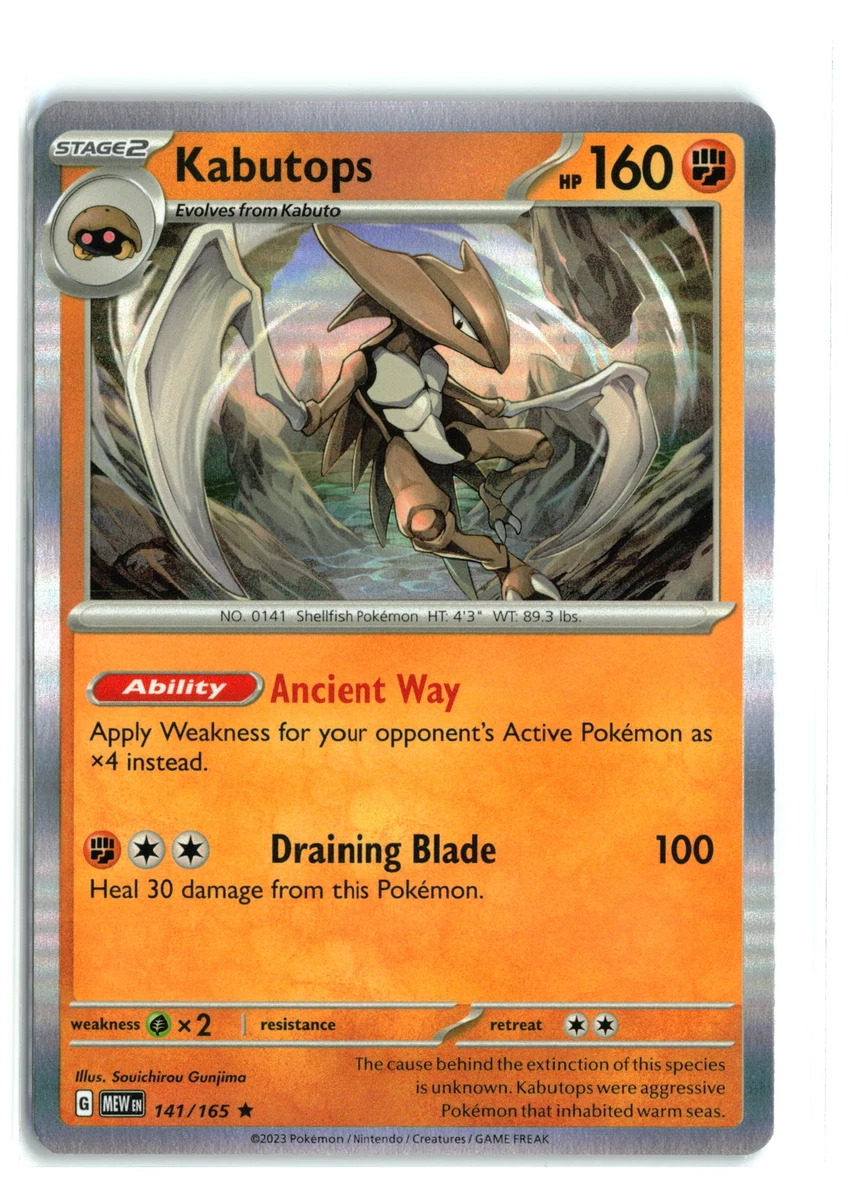 Kabutops Pokmon TCG Cards for sale | eBay