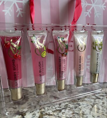 NEW Victoria's Secret Flavor Favorites 5 Lip Gloss Gift Set