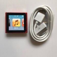 BRAND NEW- Ipod nano 6th generation 8GB Red - NEW BATTERY INSTALLED