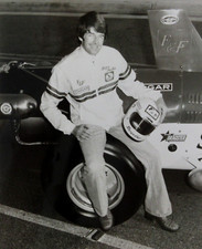 Vintage Hot Rod Jet Funny Car Driver Roger Gustin Photo Dragster NHRA 1970s