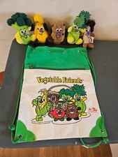 VINTAGE TOY BOX TOYBOX CREATIONS VEGGIE FRIENDS FRUIT SEEDIES PLUSH BEAN BAG LOT