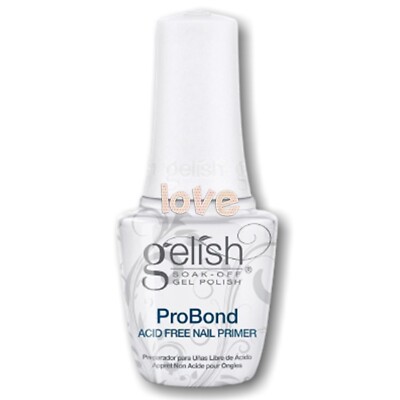Gelish Gel Nail Polish LED/UV 0.5oz Acid Free Nail Primer Pro Bond