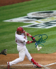 Autographed Signed Aaron Rowand Philadelphia Phillies  8x10 Photo - w/COA