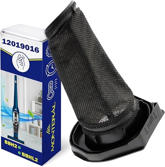 Malla Filtro para Aspiradora Escoba sin Cable con Código 12019016 para Bosch
