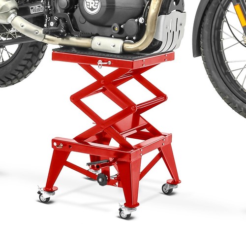 Ponte sollevatore idraulico ConStands Moto Cross rosso - Foto 5 di 10