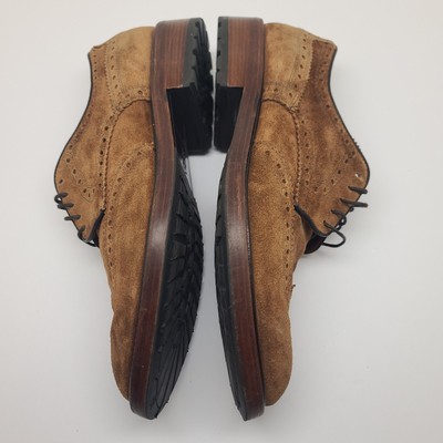 Antonio Maurizi Wingtip Suede Leather Oxford in Brown Size  display picture 2