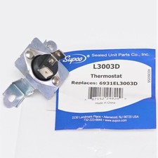 Supco L3003D Heater Limit Thermostat Thermodisc Open On Rise
