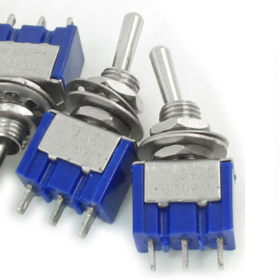 5PCS AC ON/OFF SPDT 2 Position Latching Toggle Switch Useful New