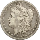 1890-CC Morgan Silver Dollar $1, Very Fine VF