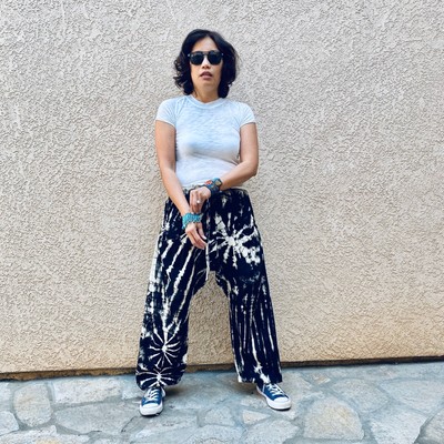 tie dye boho pants