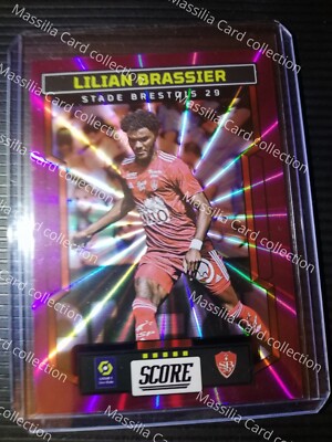2023-24 Panini Score Ligue 1 Brassier /15 Purple Laser Stade Brestois 2024