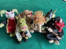 Idea Factory Meanies Beanbag Plushies Lot - Various Characters, Original Tags