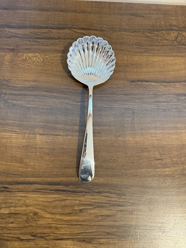 S. Kirk & Son Sterling Serving Spoon Fluted Shell Bowl 128 g No Monogram