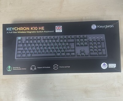   Keychron K10 HE - Hall Effect Keyboard - Nebula Linear Switches - NEU OVP  