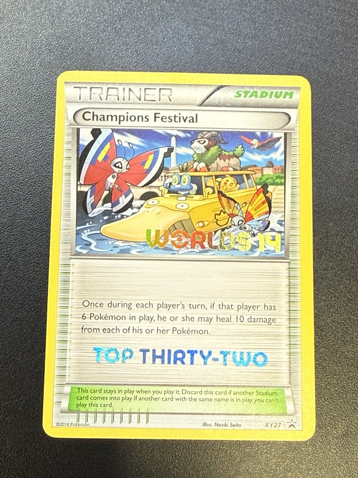 Pokemon Champions Festival XY27 TOP THIRTY-TWO World Championships 2014 Promo LP