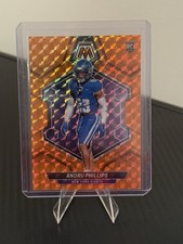 2024 Panini Mosaic - Rookies Andru Phillips #362 Orange Mosaic Prizm /199 (RC)