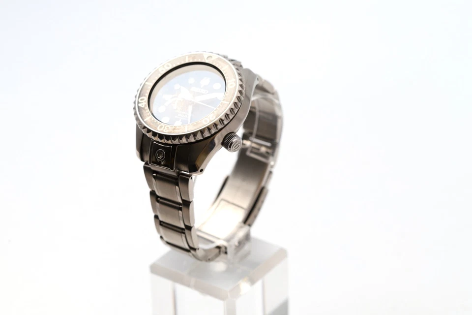 Seiko Prospex Marinemaster Spring Drive Titanium Black Dial & Bezel Herrenuhr - Bild 4 von 4