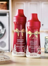 2 Pc Bath & Body Works WINTER CANDY APPLE Laundry Detergent + Booster Set NEW