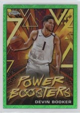 2023-24 Topps Chrome Power s Green Topps Refractor Devin Booker #PB-7 1d0h