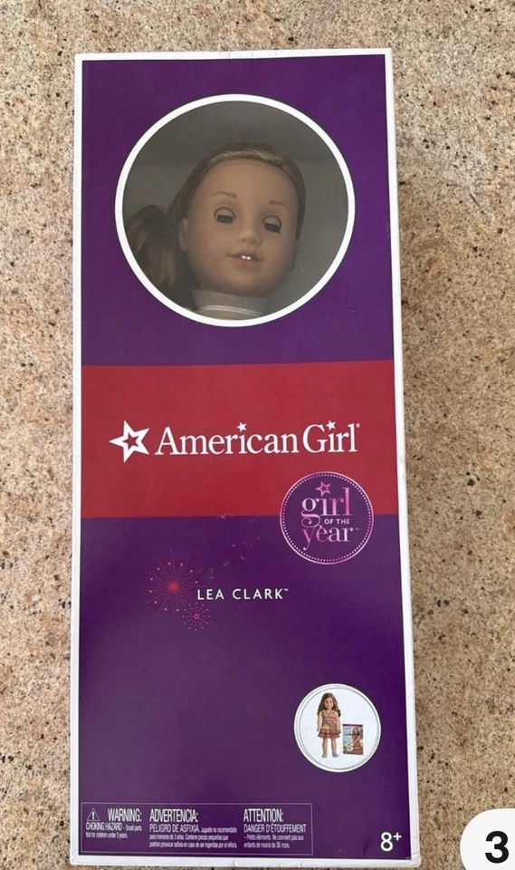 "Muñeca y libro Lea Clark 2016 American Girl GOTY 18"" NUEVO EN CAJA SELLADO! ¡Raro! Foto 3 de 4