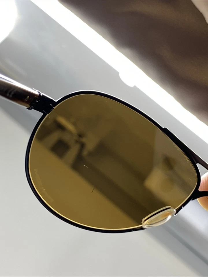 Oakley Tie Breaker Pulido Negro Prizm Tungsteno LENTE MARRÓN OO4108-18 CON ESTUCHE Foto 3 de 4