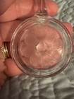 Vintage Etched Glass Mayonnaise Spoon Jelly Condiment Ladle Flat Bottom 5" — photo 5