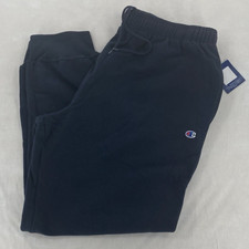 Big Men's Authentic Champion Fleece Joggers Sweat Pants NAVY 2XL