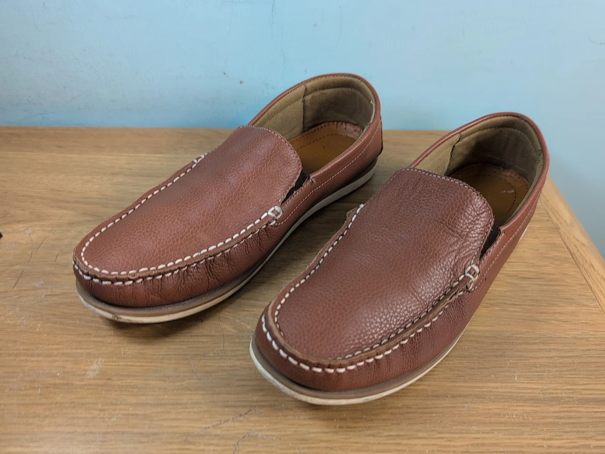 HUSH PUPPIES Nelson Sterling IIV Men Shoes Tan Leather Oxfords Lace Up11W Brogue Amazon.com | Hush Puppies Men main image 3