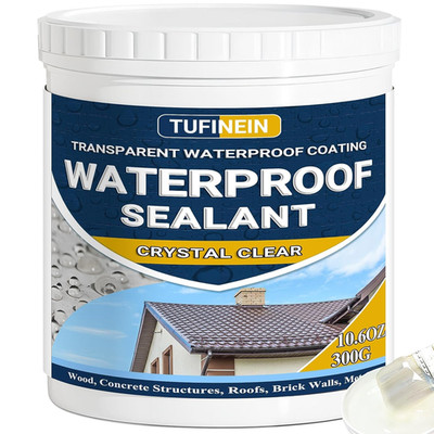 Transparent Waterproof Coating,  10.6Oz Invisible Waterproof Agent Indoor & Outd