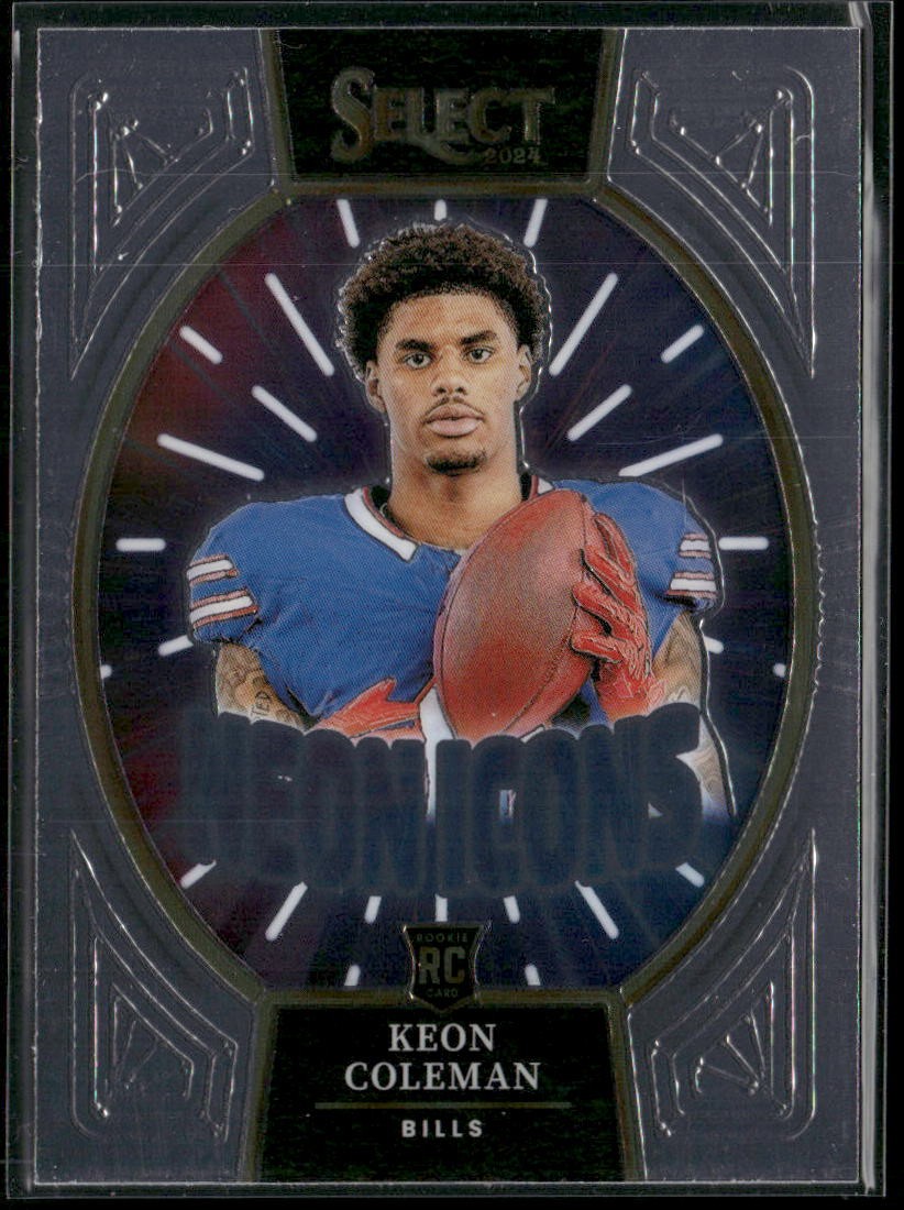 2024 Panini Select Keon Coleman Neon Icons Rookie #2