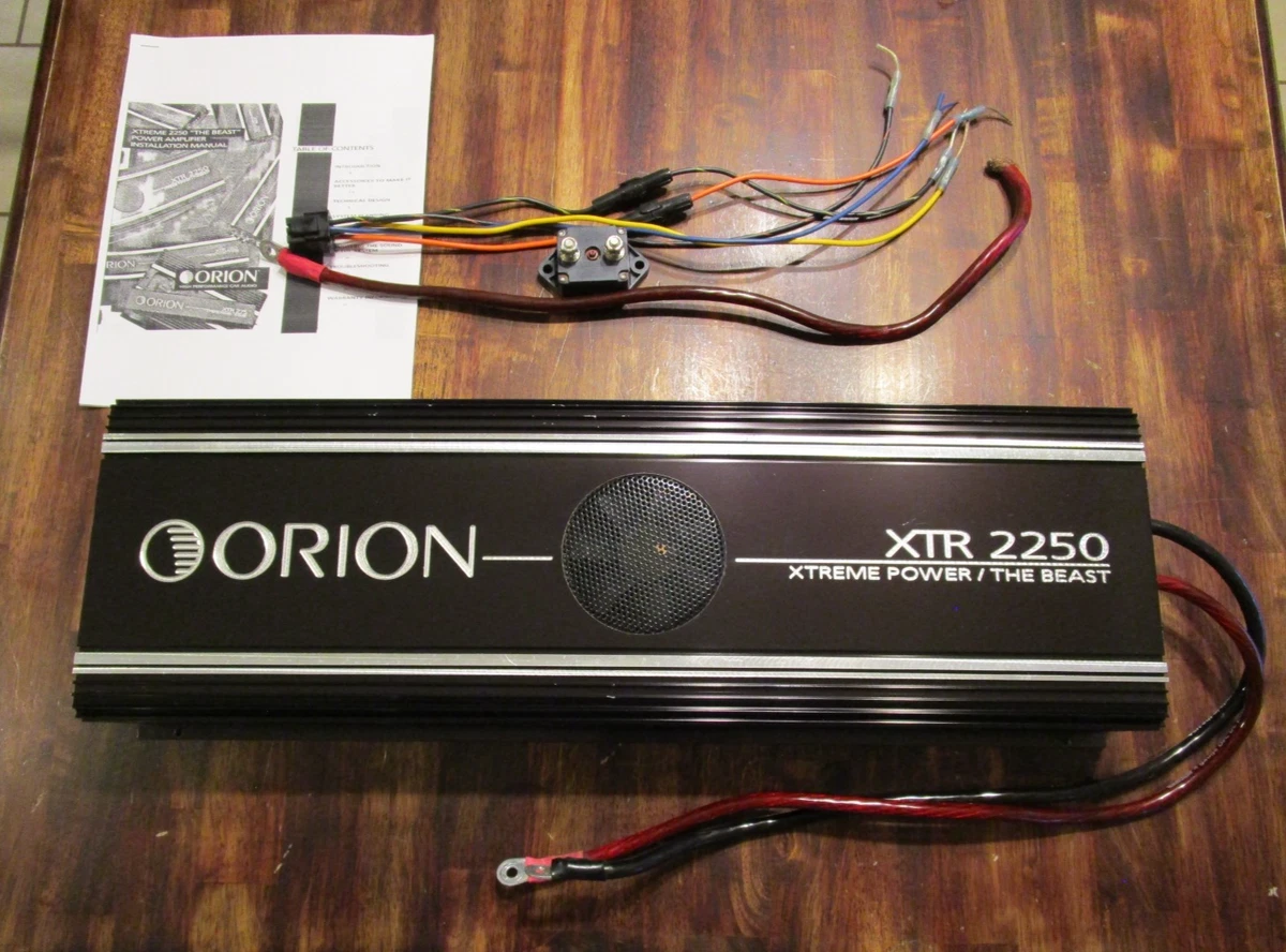 ORION XTR 2250 カーアンプ Orion 2 Channel Car Audio Amplifiers for sale | eBay