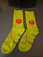 McDonald  s Grinch Socks 2025 Happy Meal Unworn GREEN