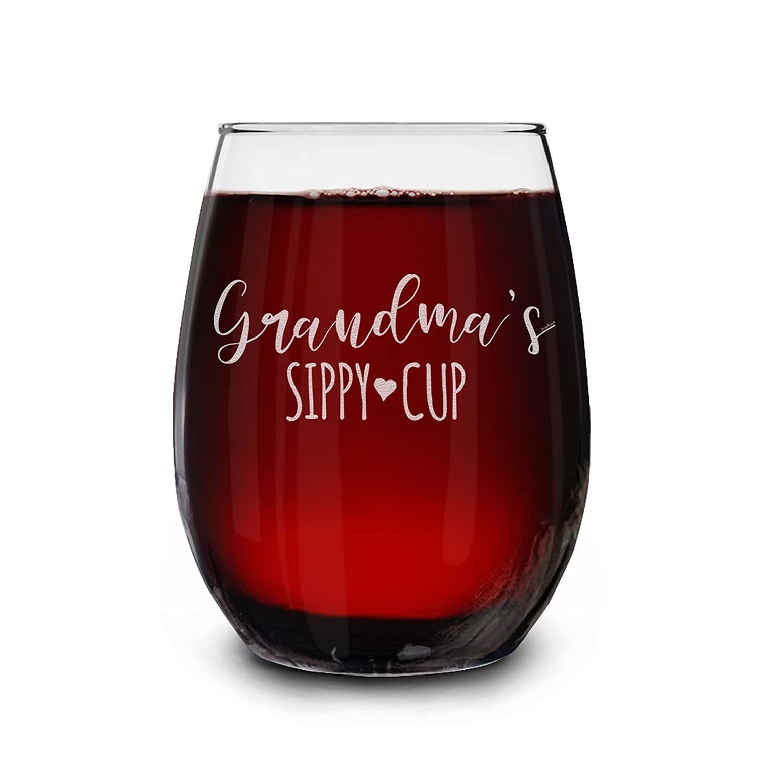 shop4ever Grandma's Sippy Cup Engraved Stemless Wine Glass 15 oz. Mother's Da...