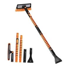  Telescopic Snow Brush and Ice Scraper for Car Windshield & Windows | 270° 55"