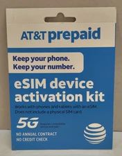 AT&T Prepaid eSIM Device Activation Kit 5G
