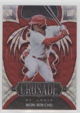 2023 Panini Chronicles Crusade Red Wave Prizm /199 Won-Bin Cho #19 r9d