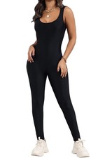 Womens Spandex Tank Unitard Dance Bodysuits Workout Jumpsuit